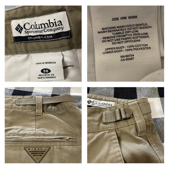 Columbia PHG Ptarmigan Canvas Brush Briar Hunting Work Pants Men's Brown 36 38 - Picture 14 of 16